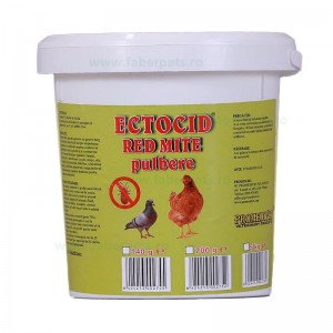 Ectocid pulbere RED MITE pentru gaini si porumbei 140 gr